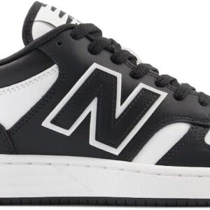 New Balance 480 Shoes "White Black" Retro style sneaker with a leather upper - Medium/D